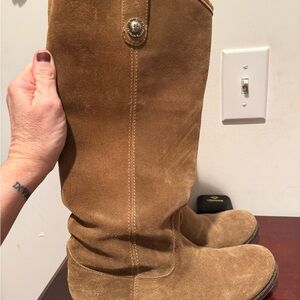 Frye Brown Leather Sole Boots